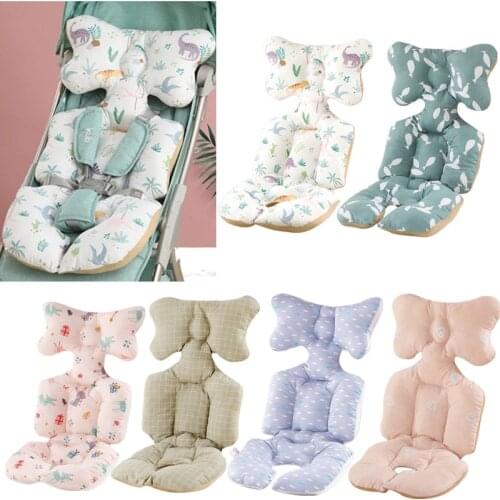 Universal Baby Stroller Seat Cushion Baby Car Cushion Head Neck Support Pillow Infant Pram Pushchair Warm Cushion Mat