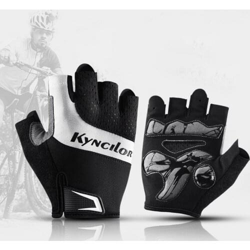 Cycling Gloves Half Finger Breathable Non-slip Outdoor Sports Bicycle Gloves Shock Absorption Road Bike Glove