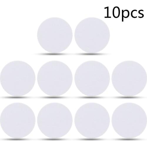 10pcs 25mm Waterproof Coin Shape Cards Rewritable Blank White NFC 215 Tag Cards