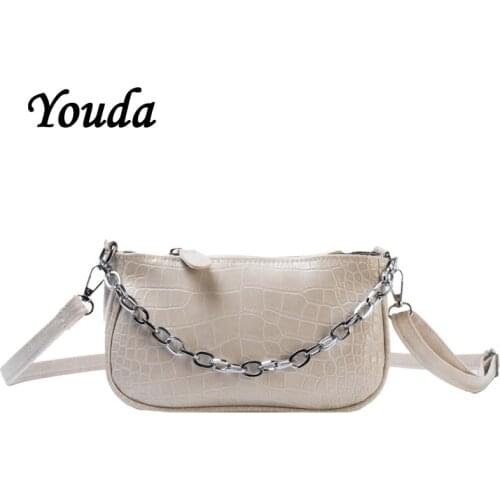 Youda New Fashion Women Shoulder Bags Classic Ladies Baguette Bag Shopping Handbags Female Tote Vintage Style Handbag For Girls