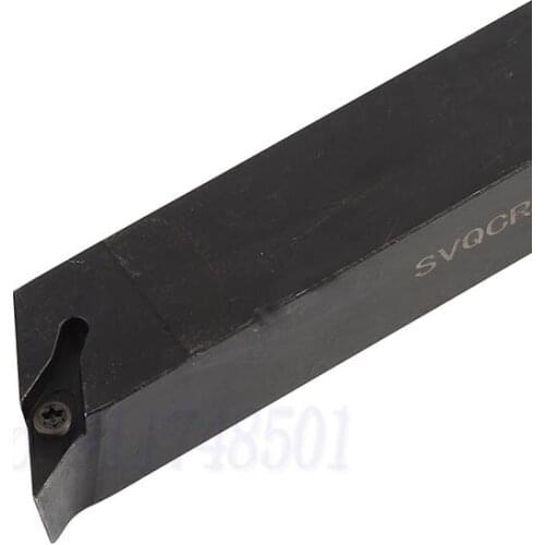 1pc SVQCR1616H16 CNC Lathe Cutting Tools Arbor SVQCR2020K16 SVQCR2525M16 16mm 20mm 25mm External Turning Tools Holder, For VCMT
