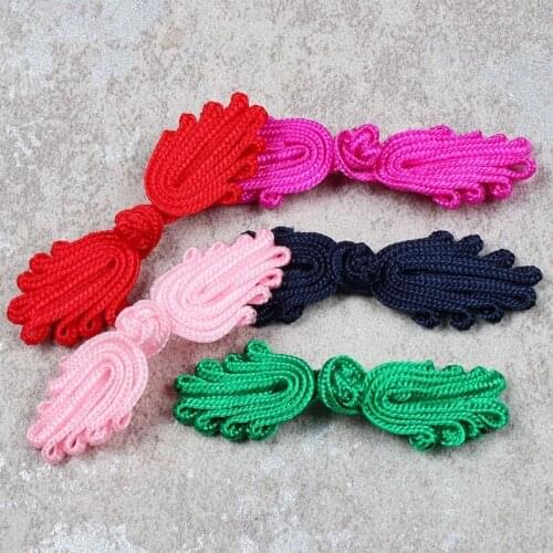 1pcs Hot High Quality Fashion Plate Buttons Small Palm Costume Han Chinese Clothing Hand-knitted Decorative Buttons