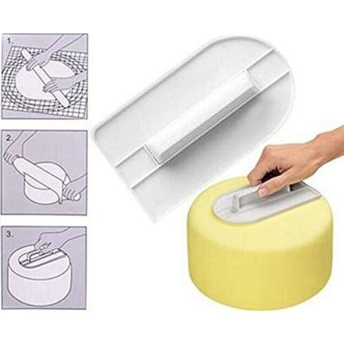 1PC Plastic Cake Smoother Polisher Tools Cake Candy Fondant Pastry Sugarcraft Decorating DIY Baking Icing Finisher