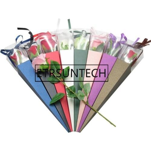 300pcs Single rose box single flower box rose gift box holiday custom gift box flowers package flower shop dedicated