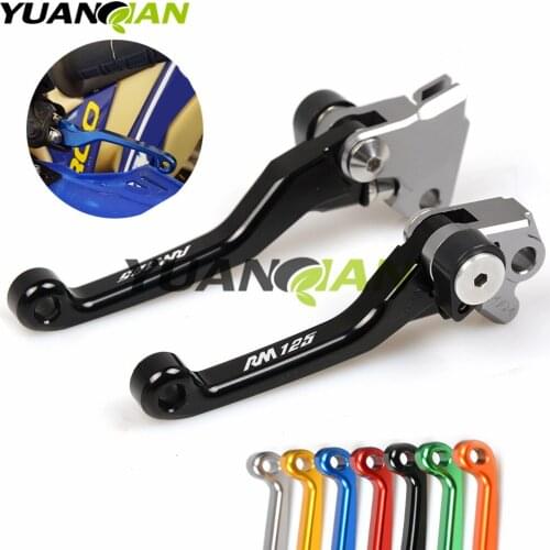 Free shipping New arrival For SUZUKI RM125 2004 05 06 07 08 Dirt Bike Off Roads Motocross Racing CNC Pivot Brake Clutch 7 colors