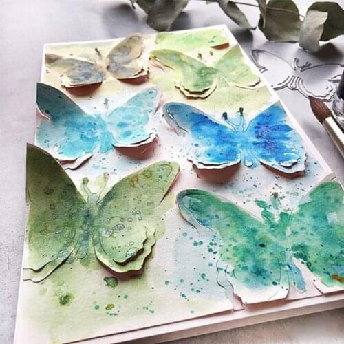 Cute Animal Butterfly Metal Cutting Dies Stencils for DIY Scrapbooking Decorative Embossing Paper Card Crafts Die Cut New 2019