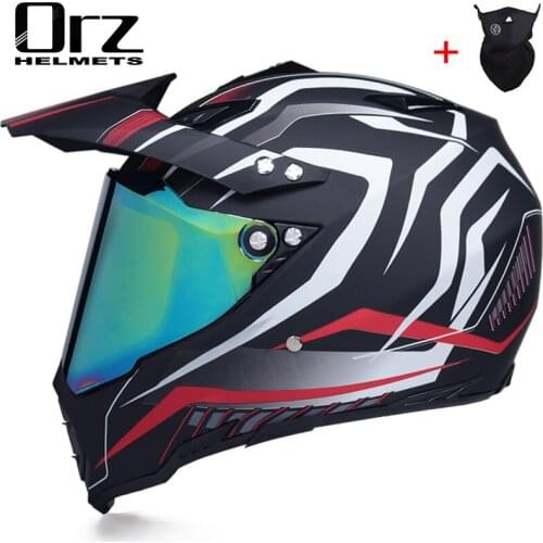 Off road motorcycle helmet with sunshield Moto-Cross motocross helmet racing moto