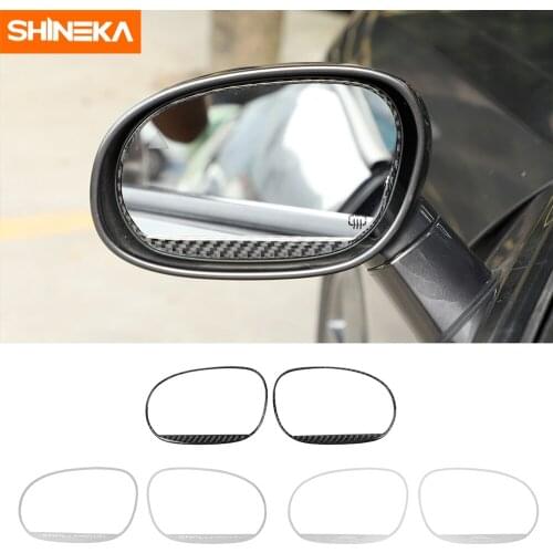 SHINEKA Car Sticker For Dodge Challenger Car Exterior Rearview Mirror Decorative Stickers Accessories For Dodge Challenger 2009