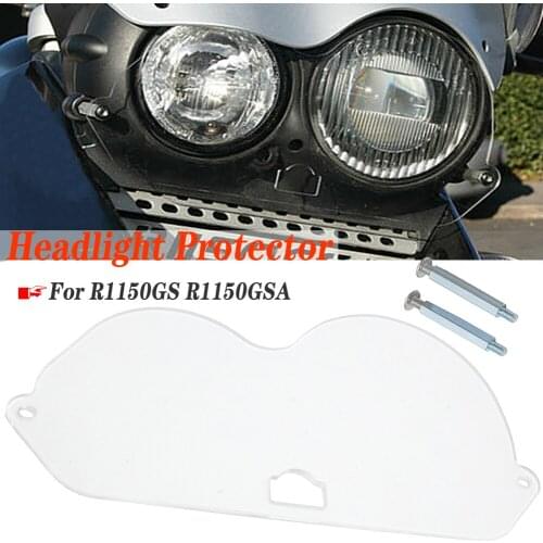 NEW Acrylic Motorcycle Accessories Headlight Protector Guard Lense Cover For BMW R1150GS R1150GSA R 1150 GS GSA