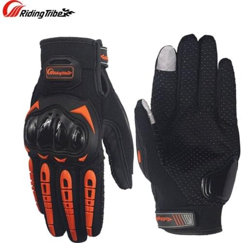 Men woman Motorcycle Gloves Motorbike Breathable Mesh Fabric Cycling Touch Screen Glove Motocross Moto Luvas Guantes