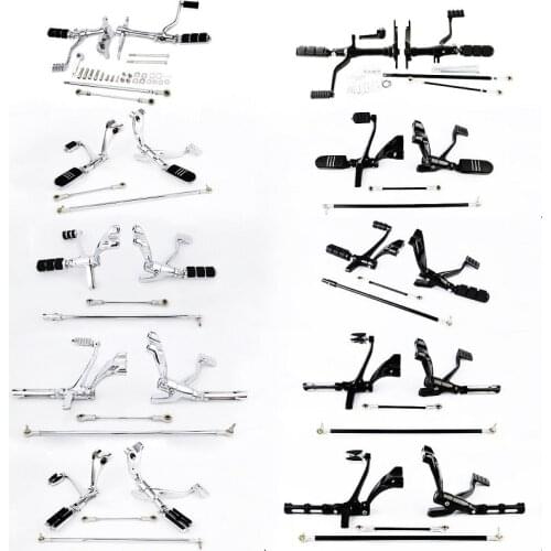 Motorcycle Forward Control Pegs Linkages For Harley Sportster XL 883 1200 91-03 04-13 14-20