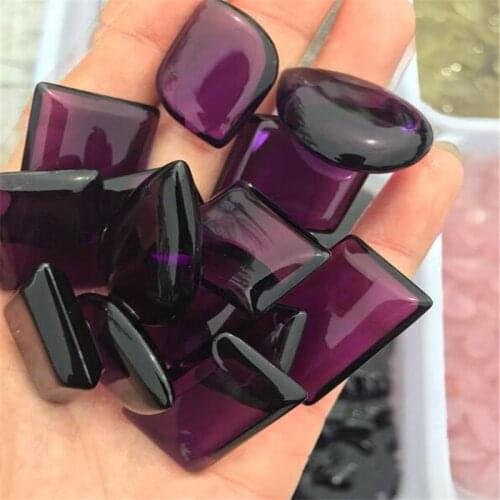 Artificial purple crystal pendant, amethyst stone gravel, amethyst pendant