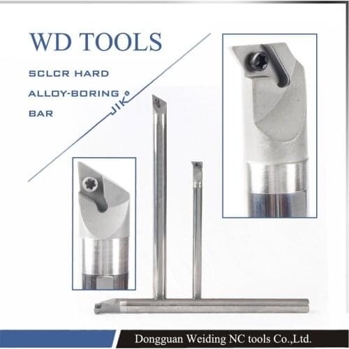 Working diameter 16mm solid carbide SDXCR srew 55 degree cutter thread internal cooling boring bar long tool life