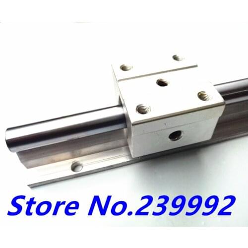 SBR16 300mm Linear Guides + 2 pcs SBR16UU Linear Motion Bearing Block cnc parts