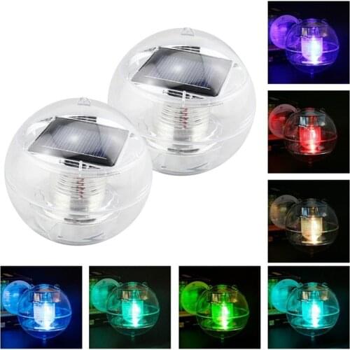 Solar Floating Light For Pool Pond Solar Power Waterproof LED Color Changing Globe Night Light Lamp Garden Swimming Pool Party