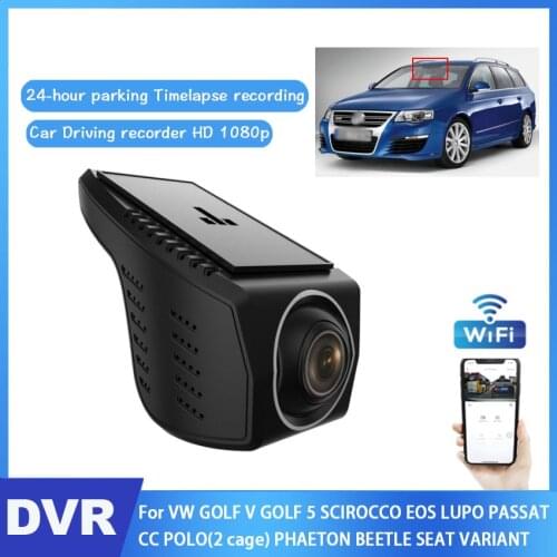 HD Car DVR Wifi Driving Video Recorder For VW GOLF V GOLF 5 SCIROCCO EOS LUPO PASSAT CC POLO(2 cage) PHAETON BEETLE SEAT VARIANT