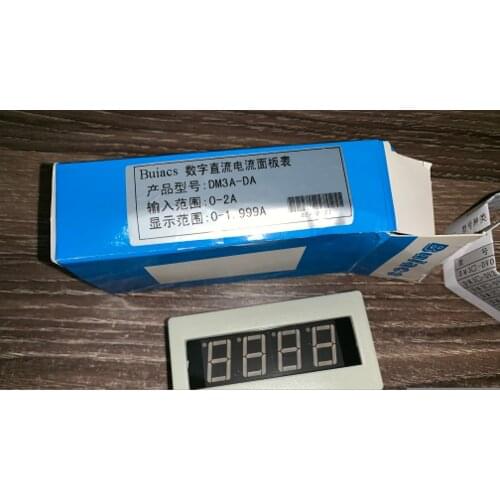 Buiacs Zhongshan Jianli Panel DC Voltmeter DM3A-DV DC Ammeter DM3A-DA