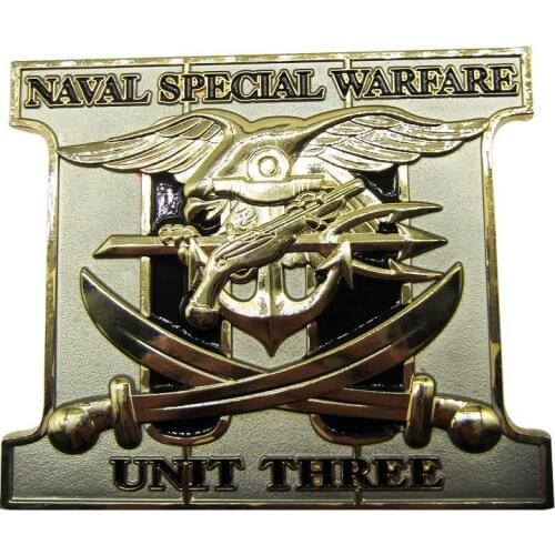 High Quality Naval Special Warfare Die Casting Zinc Alloy Challenge Coins