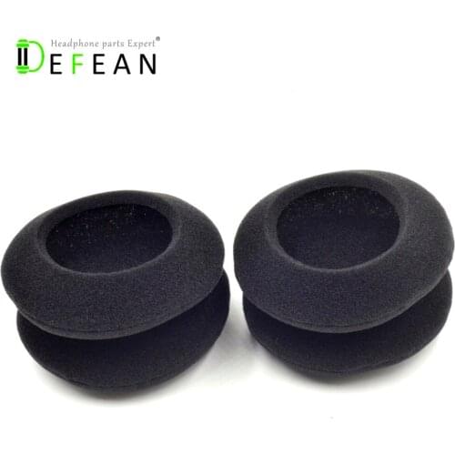 Defean 10 pairs 75mm 7.5cm foam pads cover earpads ear pad cushion replacment headphone parts for all brand headset