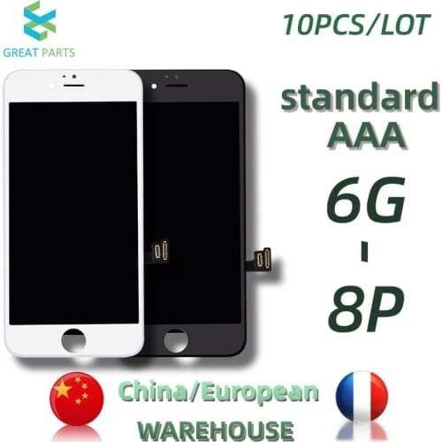 GREAT PARTS 10PCS Grade AAA Pantalla For iPhone 7 LCD Display Touch Screen Assembly Replacement 4.7 inch ecran