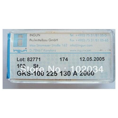 100PCS/LOT 100% ORIGINAL INGUN GKS-100-225-130 GKS-100 225 130 A 2000 Spring Test Probe Pogo Pin made in Germany