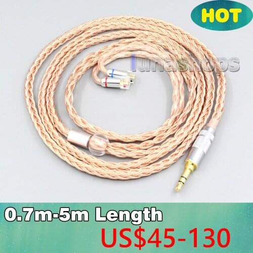 2.5mm 3.5mm XLR Balanced 16 Core 99% 7N OCC Earphone Cable For UE11 UE18 pro QDC Gemini Gemini-S Anole V3-C V3-S V6-C LN006738