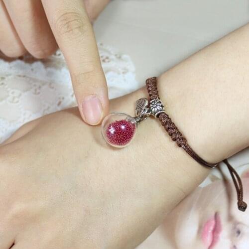 2PCS Hollow Fillable Glass Locket Hair Locket Urn Bracelet Cremation Jewelry Urn Jewelry Keepsake Urn Bracelet