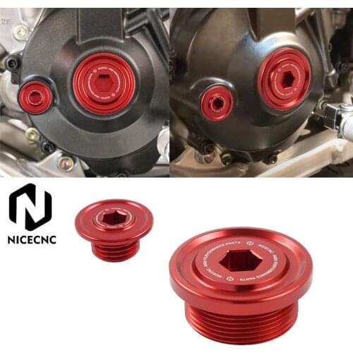 For Honda CRF250R CRF250RX NICECNC Aluminum Motorcycle Engine Timing Cover Cap Plug kit For Honda CRF 250R 250RX 2018-2021 Red