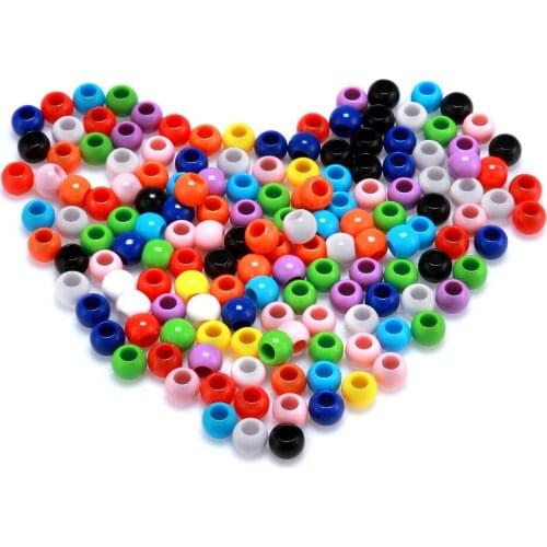 Loose Doreen Beads 4200PCs Mixed Round Acrylic Spacer Beads 6mm DIY selling