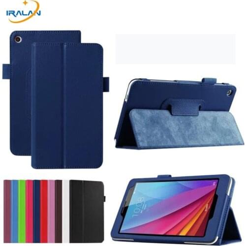 Hot Magnetic Folio Stand Litchy Pattern Leather Case For Huawei MediaPad T1 7.0 T1 701U/Honor Play T1-701u Tablet Cover+stylus
