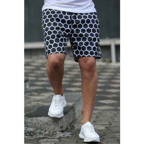 Madmext Black Male Sea Shorts 4255
