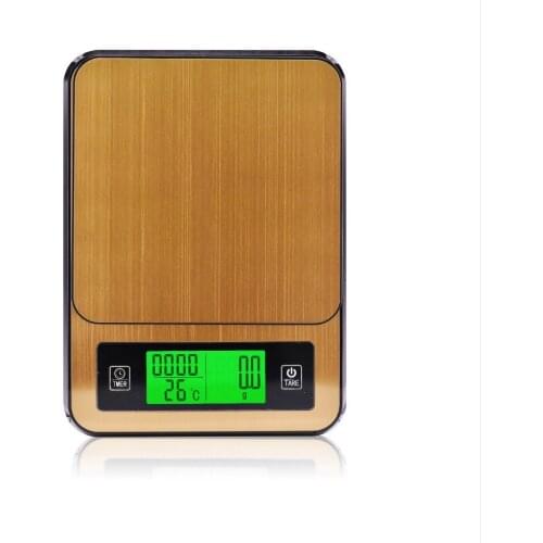 New design 2kg/1g & 1kg/0.1g Digital Kitchen Coffee Scale Coffee measuring tools with Temperature Probe and timer