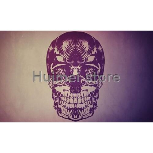 Artwork decoration flag 150x90cm custom skull banner flag