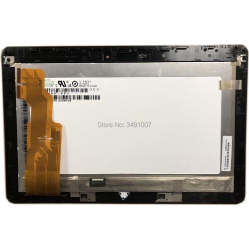 For ASUS VivoTab RT TF600T TF600 41.1AU1003.204 HV101HD1-1E0 LCD Touch Screen Digitizer Assembly with Frame