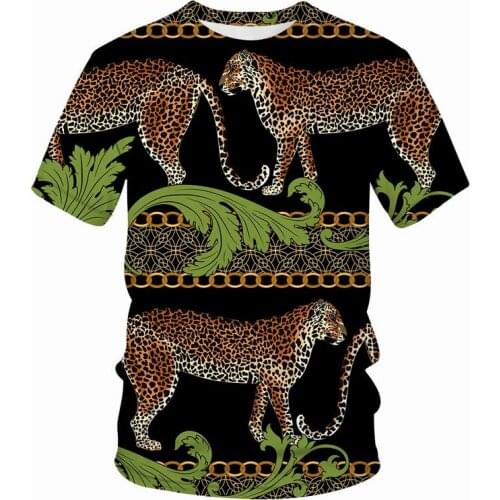 Summer New Style Colorful Printing 3D T shirt Hip Hop Casual Fashion Print Short Sleeve Tees Men Tops Color Print Art Streetwear