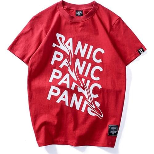 Fashion Men T-Shirts Summer Tops Tees Hip Hop Letter Printing Mens Tshirt Male Cotton Short Sleeve Casual HH528