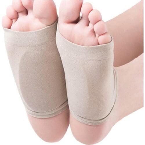 1Pair Arch Support Plantar Fasciitis Gel Silicone Cushion Flat Feet Orthopedic Insoles Feet Care Tool Foot Pain Heel Cushion