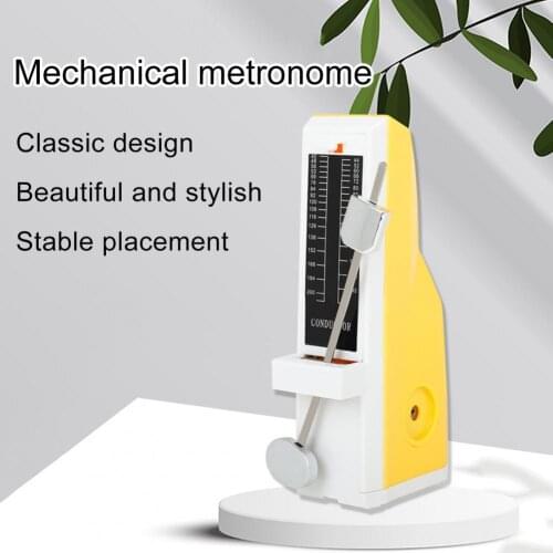 Professional Metronome Mechanical Movement Quick Adjustment Rust-proof Violin Guitar Universal Metronome for Beginner