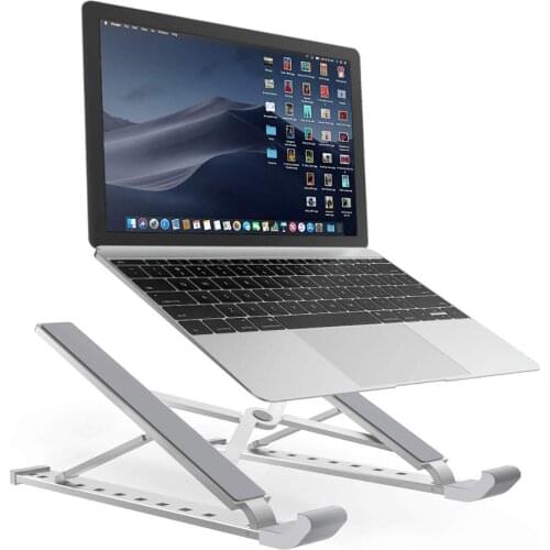 Adjustable Aluminum Alloy Laptop Folding Stand Holder Bracket For Macbook Lenovo Dell Asus iPad Tablet Notebook Cooling Support