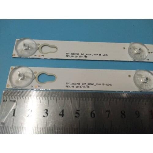 LED Strip 7Lamp For TCL 32''TV 4C-LB3207-HQ1 32HR330M07A2 V2 L32E181 L32F1620B L32F1680B L32F3301B L32F3303B 32S3750 LVW320CSOT