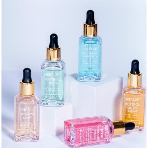 Serum Series Hyaluronic Acid Vitamin C Whitening Face Skin Care Rose Nourish 24k Gold Firm Soothing Repair Essence 1pcs