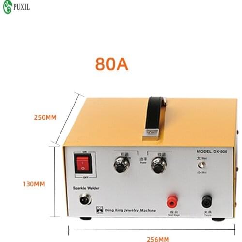 80A Jewelry Welding Machine Spot Welding Hand-Held Pulse Spot Welder Gold And Silver Jewelry Processing Weldering Machine 400W