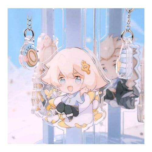 Anime Sky:Children of Light White Birds Merry-go-Round Cute Stand Figure Cartoon Model Plate Toys Cosplay Collection Desk Decor