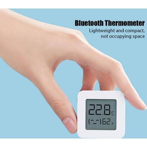 Xiaomi Bluetooth-compatible Digital Thermometer 2 LCD Screen Moisture Wireless smart Temperature Humidity Sensor No Battery