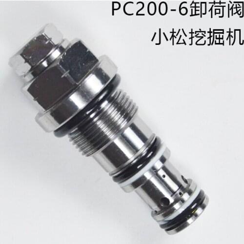Komatsu Excavator PC200-6 Unloading Valve Pressure Relief Valve