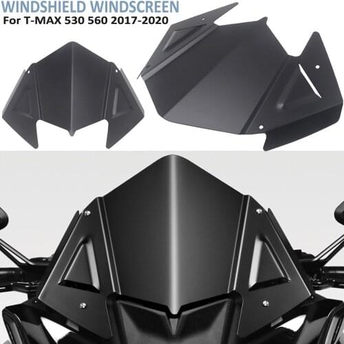 For Yamaha T-MAX 530 560 TMAX T MAX 2017-2020 2019 Motorcycle Windshield Windscreen Cover Aluminum Alloy Wind Shield Deflectore