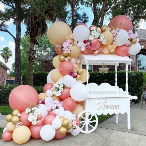 Global Wedding Party Balloons Garland Arch Macaron White Ballon Adult Kid 1St Birthday Anniversary Globos Baby Shower Decoration