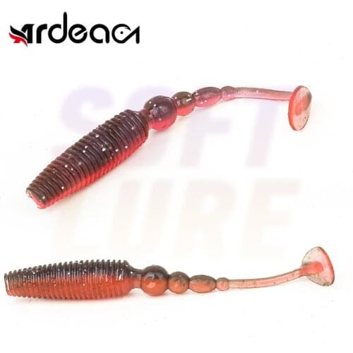 Ardea Soft Lure Limited New Fishing Bait Artificial Silicone Wobblers Worm Swimbait Double Color Fishing Tackle