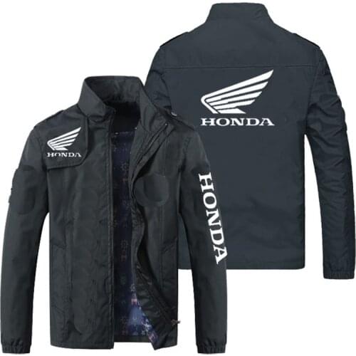 2021 Autumn Winter New Mens Jackets Women Casual Windbreaker Honda Car Logo Printing Motorcycle Racing Jacket Baseball Uniforms