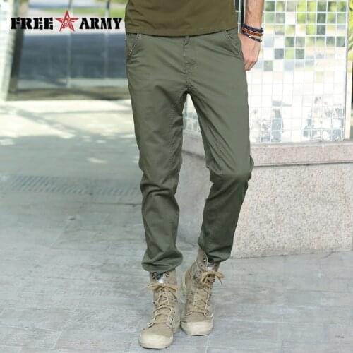 New Boys Casual Pants Men Uniform Blank Plain Casual Men Pants Fashion Pants Army Green Military Pants Trousers Mk-7176A